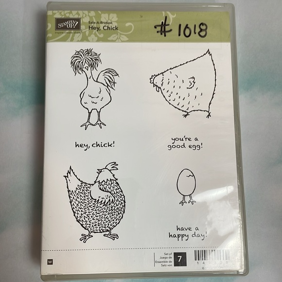 Stampin Up “Hey, Chick” Rubber Stamps - Picture 2 of 4